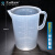 刻度塑料烧杯无柄烧杯带柄烧杯塑料量杯烘焙工具pp材质加厚级 塑料量杯 3000ml