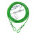 京梯 晾衣绳 包塑钢丝绳晾衣架钢丝物业用拉紧绳 4mm粗（10米一套）绿色 单位：套 