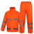 兴选工品 交通执勤反光雨衣雨裤套装防汛应急环卫分体雨衣套装 规格-荧光橙XL