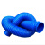 色塑料波纹伸缩软管工业通风管排烟 排气管雕刻机木工吸尘管 内径110mm/每米