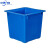 中环力安  户外商用无盖塑料果壳箱蓝色大号工业垃圾桶   A 垃圾桶30升加厚27*40*47