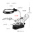 惠利得台式放大镜维修用电路板手机钟表台灯100带支架工业焊接工作台 倍 台式(带夹子)带灯