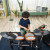 魔鲨（MUZA）电子鼓初学演奏成人儿童通用入门练习 MZ528热力橙 五鼓四镲+AP66