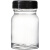 DYQT透明加厚玻璃样品瓶试剂瓶分装小瓶化工瓶液体密封瓶带内塞耐腐蚀 透明100ml+pe内塞
