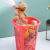 塑料洗衣篓脏衣篓杂物玩具收纳筐娃娃公仔整理储物篮脏衣篮子 加厚红色大号