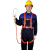安全带高空作业施工保险带电工工地全身式双挂钩安全绳五点式户外 欧式双标准钩缓冲2米