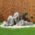 盛秉呈昌景观石山水雪浪石组合石头造景大型泰山石假山枯室内庭院石 三块组合长3米单块厚10厘米