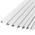 佐痕 铝合金白色U型槽烤漆瓷白金属卡条造型线吊顶装饰条收口鑫美角 XU10瓷白色外槽烤漆2.5米 