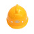 天安（TIAN AN)车间配置安全头盔 施工安全帽职工安全头盔 工程建筑电力施工业安全帽玻璃钢安全帽TA-17黄色