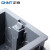 正泰（CHNT）NEH1-004A 118型开关插座底盒暗盒 高强度接线盒灰色 二位暗盒