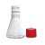 LABSELECT 甄选 三角细胞培养瓶摇菌瓶锥形透气盖PC玻璃瓶 125ml,1个/包