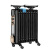 取暖器 大功率3kw电暖器速热大面积对流加热器定制 黑色大宽15片 电热油汀