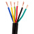 缆匠国标RVV铜芯电缆线4芯监控线1平方控制信号护套线户外纯铜软电线 2芯0.3平方(10米)