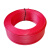 通信光缆扎线电力电缆绝缘绑线包塑扎丝瓷瓶绑扎线 红色单芯铁芯直径1.2外径2.4 18