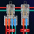 T型免破主线分线器免剥皮电线连接器快速接线端子按压式分支接头 T24C 10只