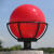 圆球户外防雨水柱头灯围墙灯墙头灯门柱灯别墅灯花园灯 300MM红色