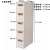 18CM夹缝收纳柜抽屉式卫生间塑料整理储物柜子厨房缝隙置物架 18厘米标准款：八层 1个