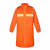柚宏 长款连体雨衣工地户外执勤双层反光雨衣 单位：件 橘红双层