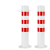 冷轧钢警示柱 颜色 红白 高度 750mm 管径 80mm