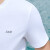 安东尼奥含桑蚕丝舒适圆领短袖T恤男薄款凉感半袖上衣 白色 56(190/104A) 
