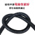 鸣固 包塑金属软管 加厚穿线管波纹管电线套管信号屏蔽管电缆保护管 黑色加厚Ф75mm/1米