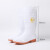 佳护白色雨鞋食品厂专用卫生靴女防滑中高筒雨靴食堂厨房工作水鞋 高度30cm左右：白色（牛筋底-不加棉） 40