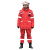 谋福（CNMF）255 红色冬季救援棉服 户外抢险防水透气应急服装 搜救消防反光衣（冬季救援棉服L码）