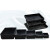加厚防静电零件盒塑料胶周转箱电子元件盒黑色托盘方盘手机物料盒 黑色03(262*175*75mm)