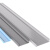灰白灰蓝色行线布线槽卡扣滑盖塑料PVC配线槽盖板25 30 35 405060 35mm20米=10条 宽度 灰蓝色