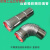 不锈钢排烟管橡皮圈密封压筋设计60强排排气管通风管 D60mm装饰盖