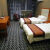 定制加厚办公室客厅酒店宾馆毛坯房卧室出租屋大改造满铺地毯 黑红六角 4米宽4.5米长整张发（赠胶带）