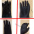 喷砂手套加厚加长带颗粒手套喷砂机专用耐磨橡胶手套左右手可单卖 喷砂机通用左手单支(长680mm)