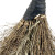 蓓尔蓝 GJ0016 竹扫把 竹子环卫工户外物业街道马路清扫院子笤帚扫帚 竹柄黑皮1.7斤 5个装