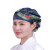 希万辉 可调节厨房帽防油烟餐厅工作防掉发包头护士帽子A 红色