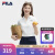 FILA斐乐女子短袖POLO衫2024年夏季新款修身运动休闲上衣 标准白-WT 175/92A/XL