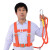 高空作业安全带户外施工保险带全身五点欧式空调安装安全绳电工带 双小钩3米 欧式