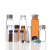 自动进样瓶2ml透明/棕色液相色谱广口玻璃样品瓶9-425适用安捷伦系列 棕色 进料带刻度(不含盖垫) 100个