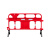 钢米 吹塑移动护栏 XR-SLTM-007 红色 1500×920×400mm  约6kg 个