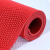迪茵 防滑地垫厨房厕所防滑垫走廊工厂脚垫商用塑料pvc镂空防水垫地毯门垫 红色加厚5.0mm1.2米宽1米长
