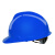 盾守安全帽国标ABS防砸工业头盔工程工地建筑施工抗冲击印字V型蓝