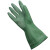 者也 丁基胶加厚耐磨手套 建筑印染防滑耐用耐酸碱防护手套 绿色 L