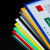 鸣固 卡K士磁性硬胶套 PVC证件卡套文件保护套 白板展示磁卡磁胶套 A5横 强磁 蓝色 5个装