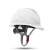 国标男工地领导电力施工透气白色头盔印字 透气款插接口帽带颜色联系或备