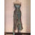 奇蕾娜法式吊带连衣裙2024新款女神范高级感森林系喜宴礼服平时可穿仙女 茶色 【图片款】 S