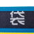 稳斯坦 W5357 悬挂式手机存放挂袋 学校公司手机收纳整理袋 蓝黄色24格(头部带字)