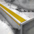 穆运 pvc防滑条台阶踏步自粘压条加厚室外防滑贴条斜坡 黄线灰边L型50*25mm每米