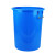 京采无忧 160L桶不带盖蓝色可装240斤水 塑料桶 圆形加厚水桶储水装米面腌菜酿酒发酵桶