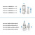 适用于304不锈钢C式自锁快速接头气管接头气动空压机公母快插耐高温高压 304不锈钢自锁PM40公头 1/2