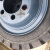 28x9-15双胎轮胎轮毂叉车配套 俩支轮毂及充气轮胎和配套螺丝螺母 钢圈+螺母+实心胎