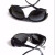 牛皮面罩电焊工强光眼镜透明黑色玻璃护目镜耐磨 10副黑色+1面罩+1绳